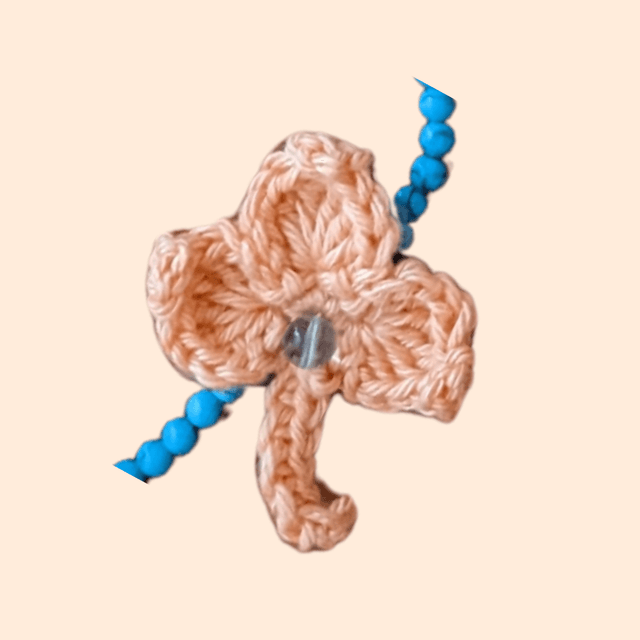 Guirlande de chakras "Trèfles & fluorite"