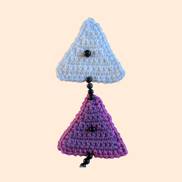 Guirlande de chakras "Pyramides & tourmaline noire"